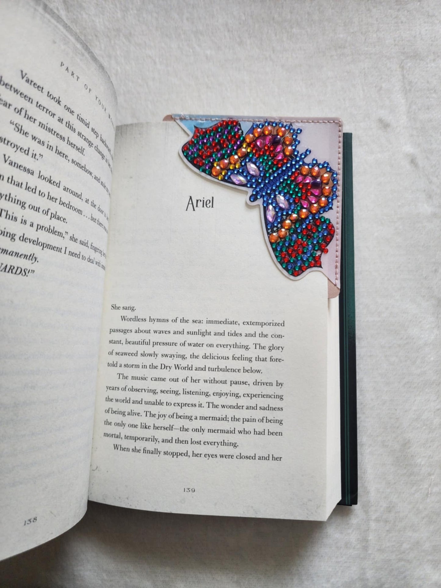 Diamond Art Corner Butterfly Bookmarks A