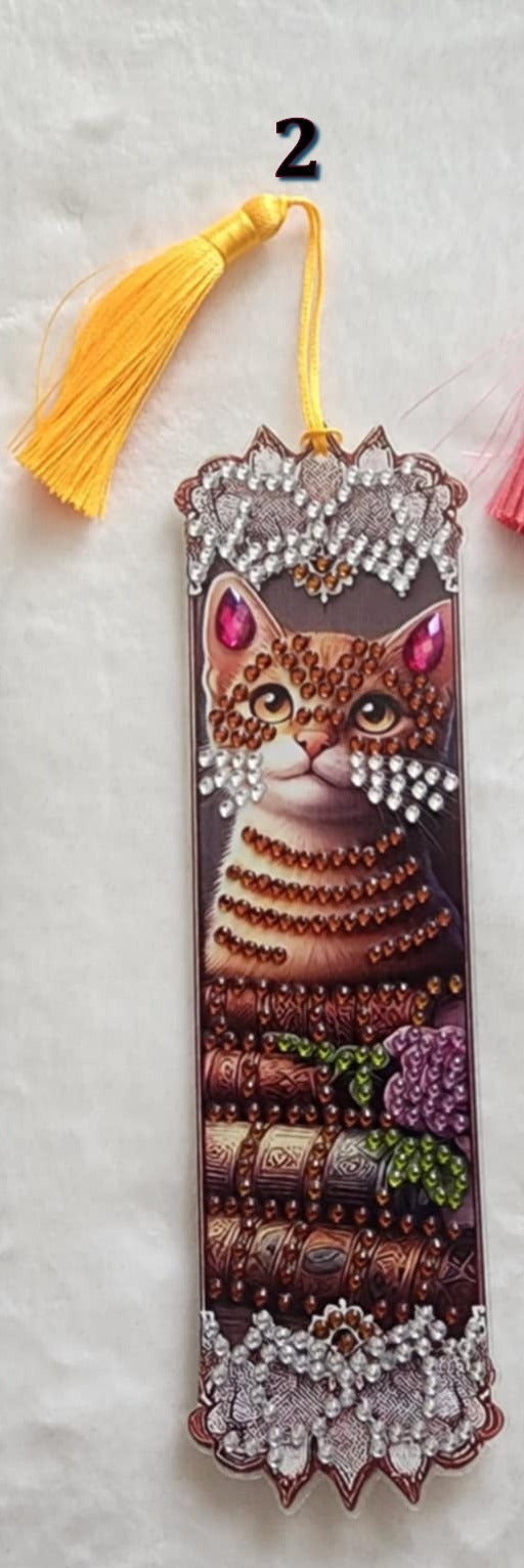 Diamond Art Lace Cats Bookmarks