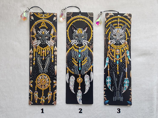 Diamond Art Egyptian Cat Bookmarks