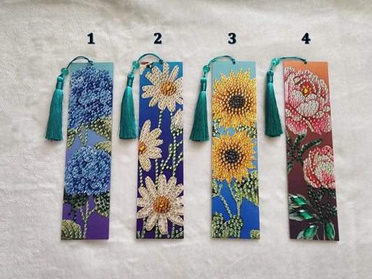 Diamond Art Flower Bookmarks B