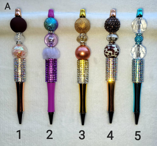 Shiny Beaded Pens A