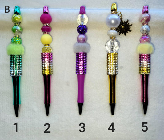 Shiny Beaded Pens B