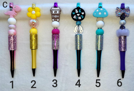 Shiny Beaded Pens C